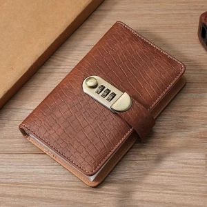 GIORGIONE PU Leather Money Savings Challenge Binder with Password Lock Solid Color Cash Budget Notebook Savings Challenges Book Clear View Ticket Collection Book Money Saving