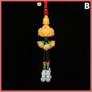 CISWGE จี้รถจากพระพุทธรูปและเข้าไปในเซฟสไตล์จีนจี้ภายในรถเรซิ่นจี้กระจกมองหลัง pixiu