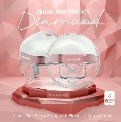 Mamanex Miss Mamanex Diamond Wearable Bluetooth Electric Handsfree Breast Pump - 2 Years Warranty FREE GIFT
