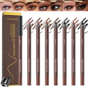 GTRBFDS Snailgirl Eyeliner Pen Precision Tip Smudge Proof Lower Eyelash Pen Long Lasting Eyeliner Pencils Makeup Cosmetics