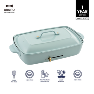 BRUNO GRANDE Hotplate in Blue Gray