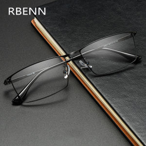 RBENN 2025 Kính đọc sách titan siêu nhẹ chống Xanh da trời ánh sáng mới dành cho nam giới kinh doanh linh hoạt Đầu đọc máy tính lão thị + 1.50 1.752026