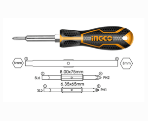 6 In 1 Screwdriver Set JWAKISD0608 (Singapore Local Seller Authorized Dealer)
