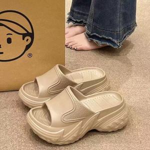 Womens Summer Fashion Slip on Thick sole Outdoor Slipper E258