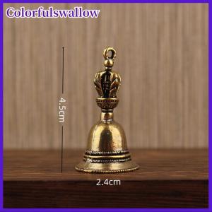 Colorfulswallow Cổ Điển Đồng Thau Chuông Cánh Trang Trí Người Giám Hộ Chuông Keychain Thiên Thần Cứu Trợ Treo Trang Trí Nội Thất