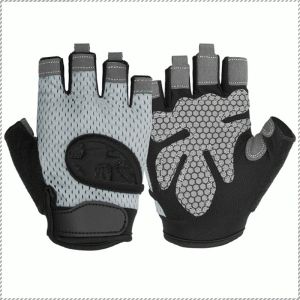 ถุงมือข้อมือ การฝึกยกน้ำหนั ก ีฬากลางแจ้ง ถุงมือกีฬา ซิลิโคนดูดซับแรงกระแทก ฟิตเนส กันกระแทกและทนต่อการสึกหรอ