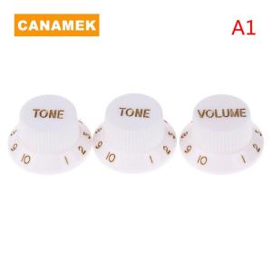 【CANAMEK】 Guitars strat knob 1-Volume 2-Tone control knobs for guitar