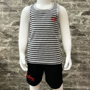 Áo thun ba lỗ bé trai 8 - 38kg | 6 màu | YOA17