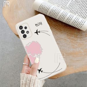 Casing hp OPPO A18 A38 A58 4G A78 5G A37F A37 A17 A17K A16 A16S A54S A5S A12 A7 A3S A52 A92 A31 A54 A55 A31 A1K F9 A74 A95 A78 Reno 8T Reno 5 A83 F1S Peta Dunia Hati Cinta Soft Phone Cover