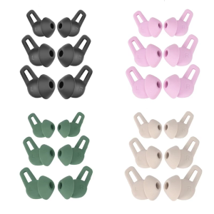 6Pcs Silicone Ear Tips for Freelace Pro Multi-color Eartips Headphones Tips Earbud Anti-Slip Earphone Earplugs