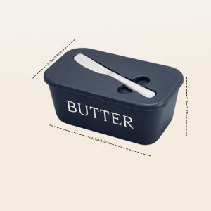 Butter Container Box Refrigerator Sealed Storage Box Food-grade PP Cheese Box with Lid