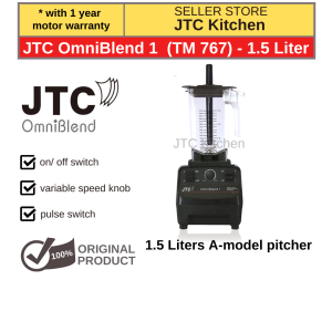 JTC Omni Blend I (TM 767) Heavy Duty Commercial Blender 1.5 Liters A-model