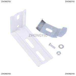 [COD] ZHONGYI0 1 2pcs 3inch dọc mù Bracket Clips kim loại con lăn màn trập kéo rèm sửa chữa gắn chủ phụ kiện