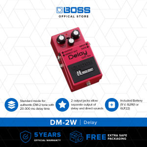 BOSS DM-2W Delay Pedal Waza Craft Stompbox