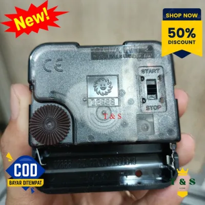 MESIN JAM DINDING ON/OFF MIRADO 12888 ORIGINAL FREE JARUM