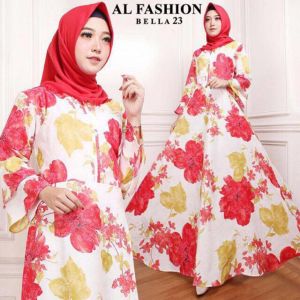 GRAC3COLL Dress Ella Gamis Maxi Dress Home Dress Model Terkini J1-22