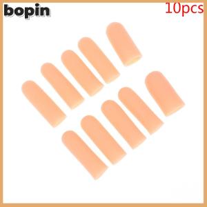 Bopin 10pcs/set Silicone Gel Tube Hand Bandage Finger Protector Pain Thumb Cap