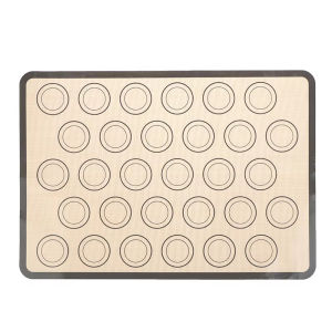 Kitchen Baking Mat Non-Stick Silicone Baking Mat Baking Circles Pattern Oven Pastry Liner