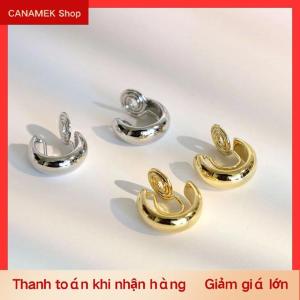 CS 1 Cặp Đơn Giản Tính Khí Kẹp Tai Cổ Điển Dễ Thương Sụn Không Có Xỏ Kẹp Bông Tai Cho Phụ Nữ Cô Gái Đồ Trang Sức Phụ Kiện Quà Tặng