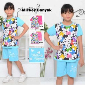 OP - Setelan Anak Cewe Jumbo / Setelan Anak Jumbo Tanggung / Baju Anak Tanggung Minnie Mouse