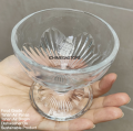 Gelas es krim kaca tebal Ice Cream Glassware Single Scoop Quality ICHIMEGASTORE. 