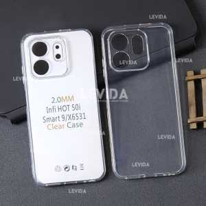 Case Infinix Hot 40I Infinix Hot 50I Premium Softcase Clear 2.0mm Case Bening Infinix Hot 40I Infinix Hot 50I