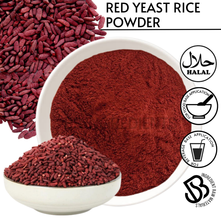 BS INGREDIENTS】Red yeast rice powder/Serbuk Beras Yis Merah/红曲