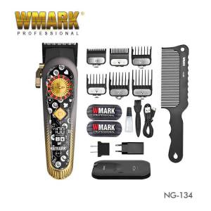 WMARK NG-134 Wholesale Wireless Sensor Charging Electric Barber Mens Hair Clippers Rechargeable Salon Hair cutter for Barber