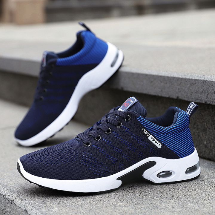 Men's AIR Cushion Blue Running Shoes XBO Canvas Sneakers for Men  Sports Soft Casual #M808 (Standard Size) Lazada PH