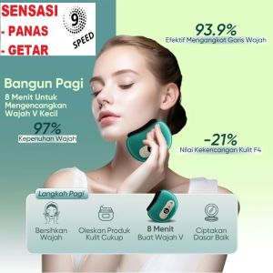 Alat Pijat Pengencang Kulit Wajah dan Leher dan Mata / Setrika Wajah Alat Perawatan Wajah / Alat Kecantikan Pembersih Wajah