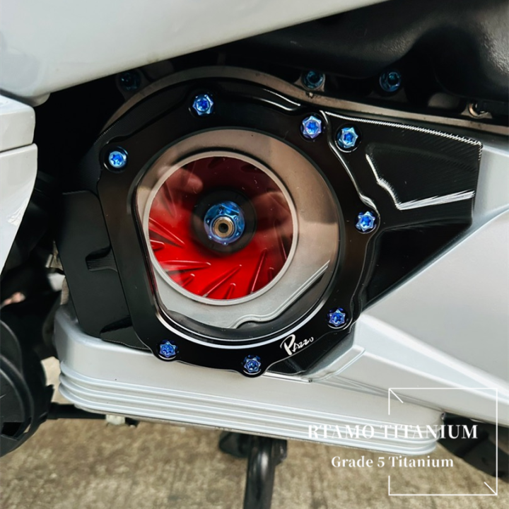 Cache Ventilateur Rotatif Pour Moto Sprint Primavera 150 – Aluminium, Argenté, Refroidissement Amélioré