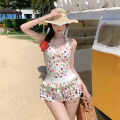 LALUNA SWIM ชุุดชายหาดหญิง ชุดว่ายน้ำ 2ชิ้น ชุดว่ายน้ำน่ารัก มีไซส์ S-L | น้ำหนัก 38-58 กก. Y615. 