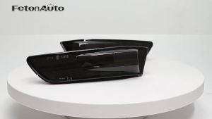 Smoked White LED Side Marker Lights for Infiniti G35 Coupe Skyline V35 2 Door 2003-2007 Front Bumper Fender Corner Day Running Lights