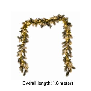 ODZ5L Imitation Pine LED Light String Realistic Rattan Red Fruit Imitation Pine Light String Atmosphere Lighting Pine Cone Rattan Light String Living Room