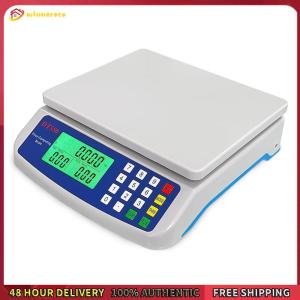 Winnereco 30kg/1g Price Computing Scale with Tare Function Coins Counting Scale Stainless Steel Counting Scale for Meat Vegetables