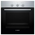 (BOSCH) ซีรีย์ 2 เตาอบแบบติดตั้งฝัง 60 x 60 cm Stainless steel รุ่น HBF011BR0T. 