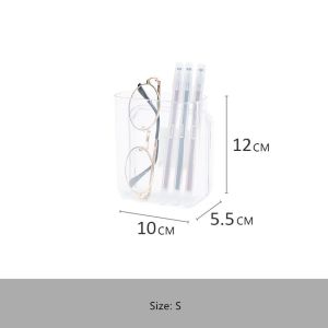 Dejavu Rak Gantung Hp Transparan Holder Organizer Handphone Tempel Rak Dinding Pulpen Remote Rak Gantung Serbaguna Rak Kamar