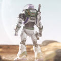 POP MART Space Ranger Alpha Buzz Lightyear Diecast Collectible Figure. 