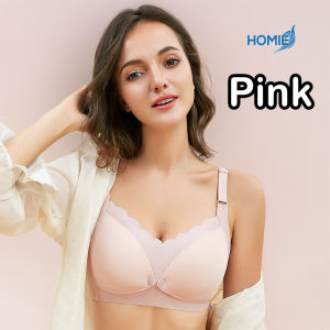HOMIE Maternity Nursing Bra–Front Clasp/All-Day Comfort for Pregnancy & Postpartum/quick front-open