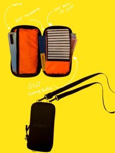 sui hanging wallet tas dompet hp dr jounet