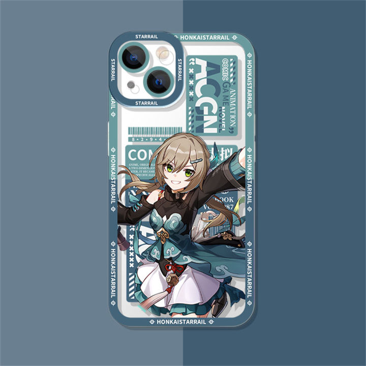 Honkai Star Rail Blade Jing Yuan Soft Transparent Cellphone Case