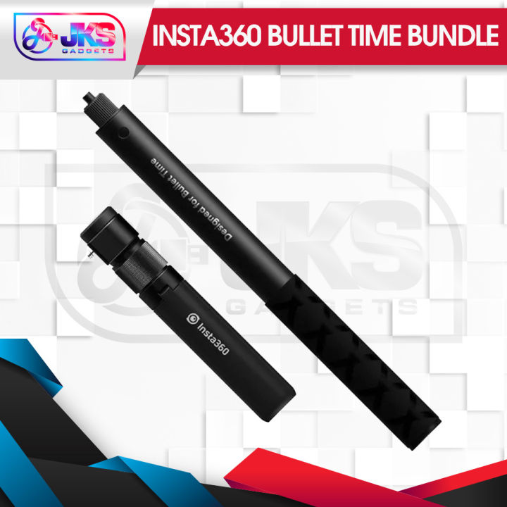 Insta360 Bullet Time Bundle Invisible Selfie Stick Folded Tripod