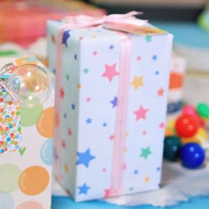 Fresh & Lovely [White Kraft Paper] DIY Gift Wrapping Paper Present packing paper Party decorate Happy Birthday Merry Christmas