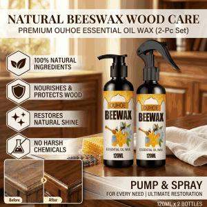 OUHOE Furniture Beeswax Spray Furniture Polish Waterproof Shine & Scratch Repair Wood Floor & Furniture Care