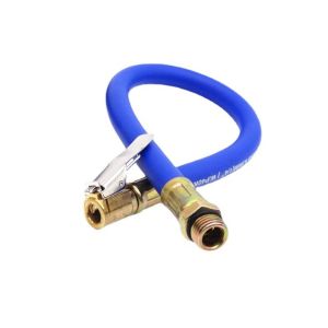 ZOATAAL Rubber Portable Adapter Copper Lock On Clip Pneumatic Tool Car Accessories Tire Inflator Hose Tyre Hose Air Compressor Pipe Inflatable Pump Extension Tube