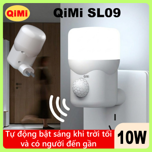 Đèn LED Tự Động Bật Tắt QiMi SL09 - Cảm Biến Nhạy Công Suất 10W Ánh Sáng Dịu Nhẹ Chịu Nhiệt Tốt