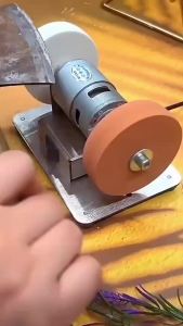 Máy Mài Dao Kéo 2 Đá Động Cơ Mạnh MẽMáy Đánh Bóng/Máy Mài Mini Mài Thô Mài Tinh Cao Cấp Điều Chỉnh Tốc Độ Linh Hoạt