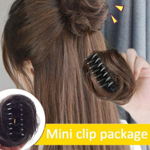 MIRACLE HOME STORE Curly Women Lady Donut Roller Bun Clip-on Hair Bun Synthetic Hair Wig Claw Hair Bun Hair Extensions Hairpiece