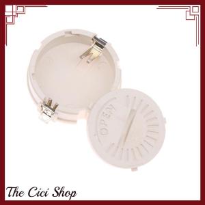 [The Cici Shop] 1Pc High Quality SMD CR2450 Cell Holder With Cover 2 Pins BS-2450-4 For Button Cell Holder Socket