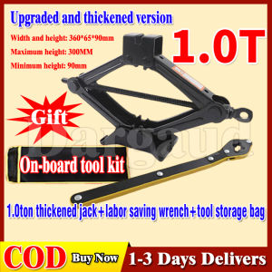 Dargaud 4 Ton Car Scissor Jack Universal Labor Saving Car Jack Truck SUV Jack Car Weight Lifter Repair Tool Jack For Car Heavy Duty Crocodile Hydraulic Jack Tire Wrench Heavy Duty Jack Stand For Car 3 ton Scissor Jack For Car